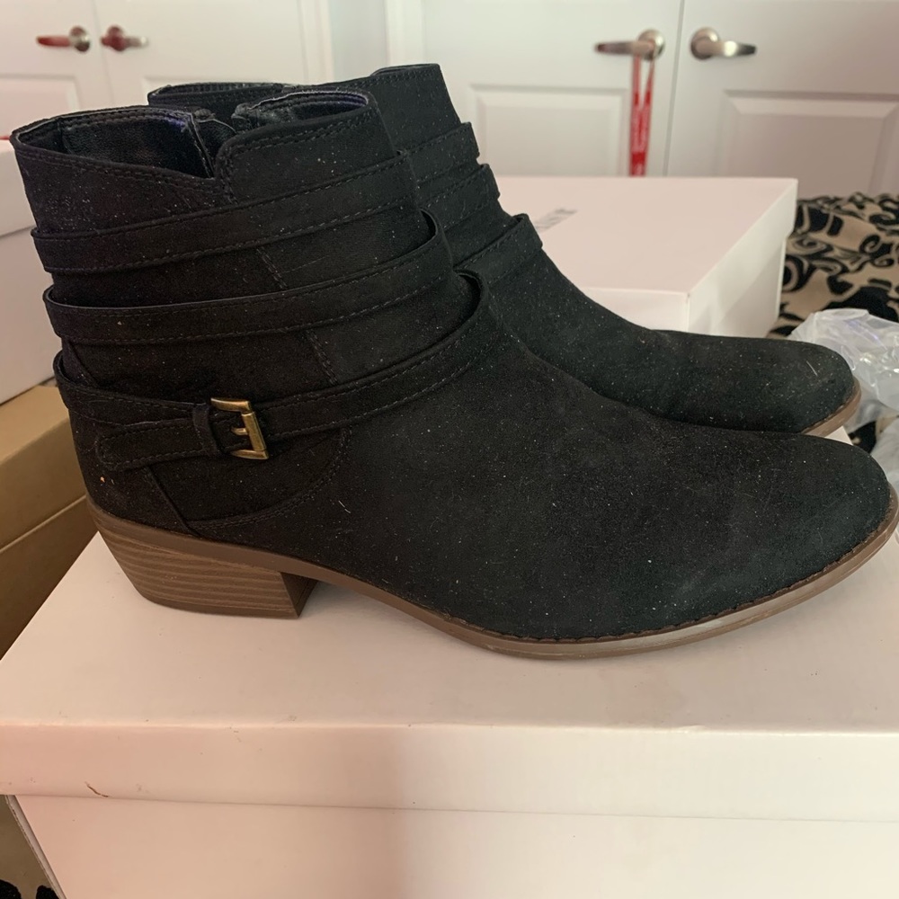 Just Fab Black Booties
